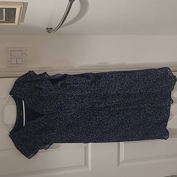 Size 2x Navy/White dress (Reitmans) - Picture 1 of 6